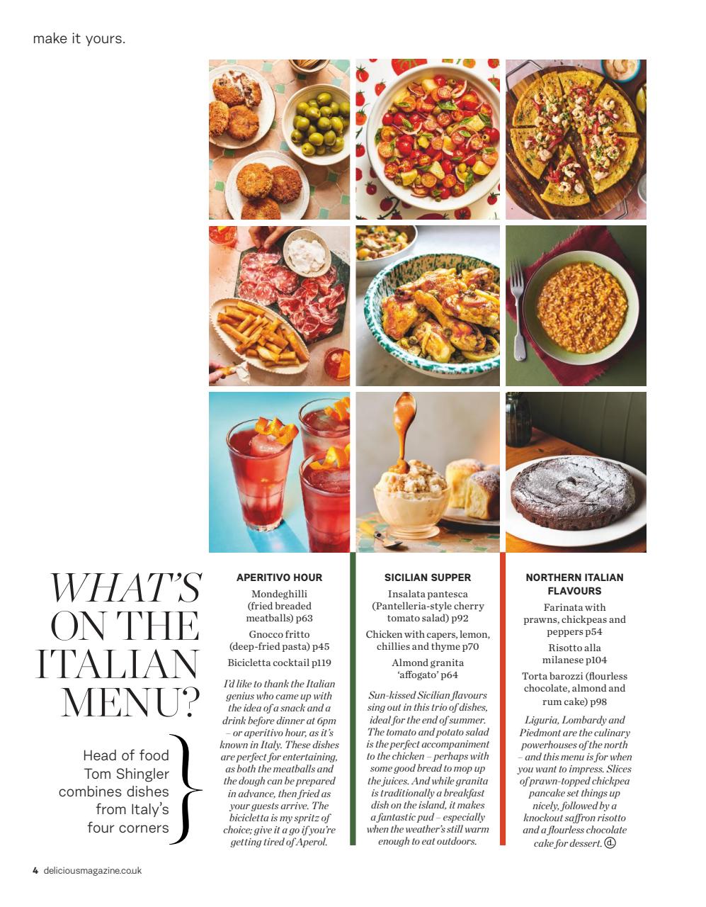 delicious. Magazine Preview Pages