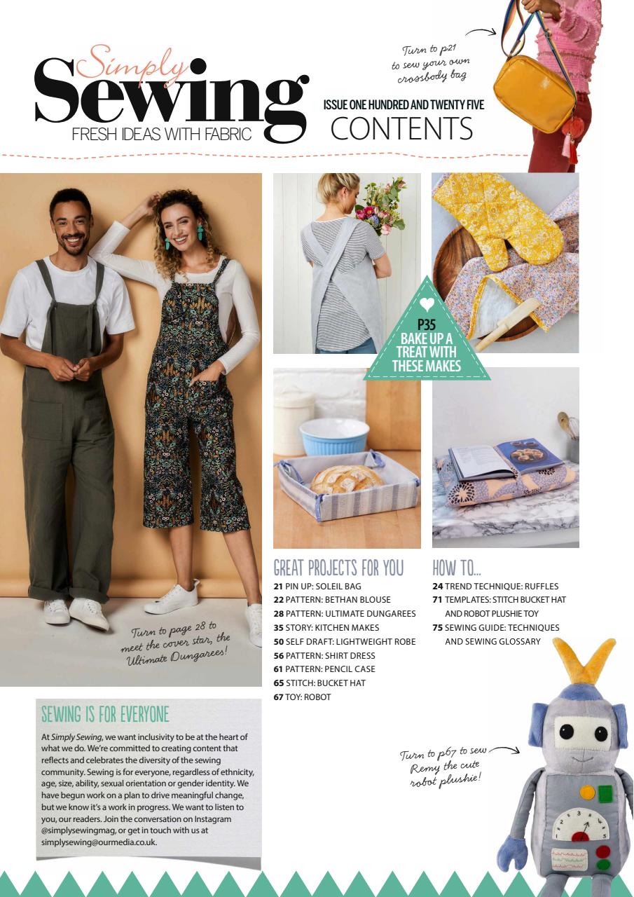 Simply Sewing Preview Pages