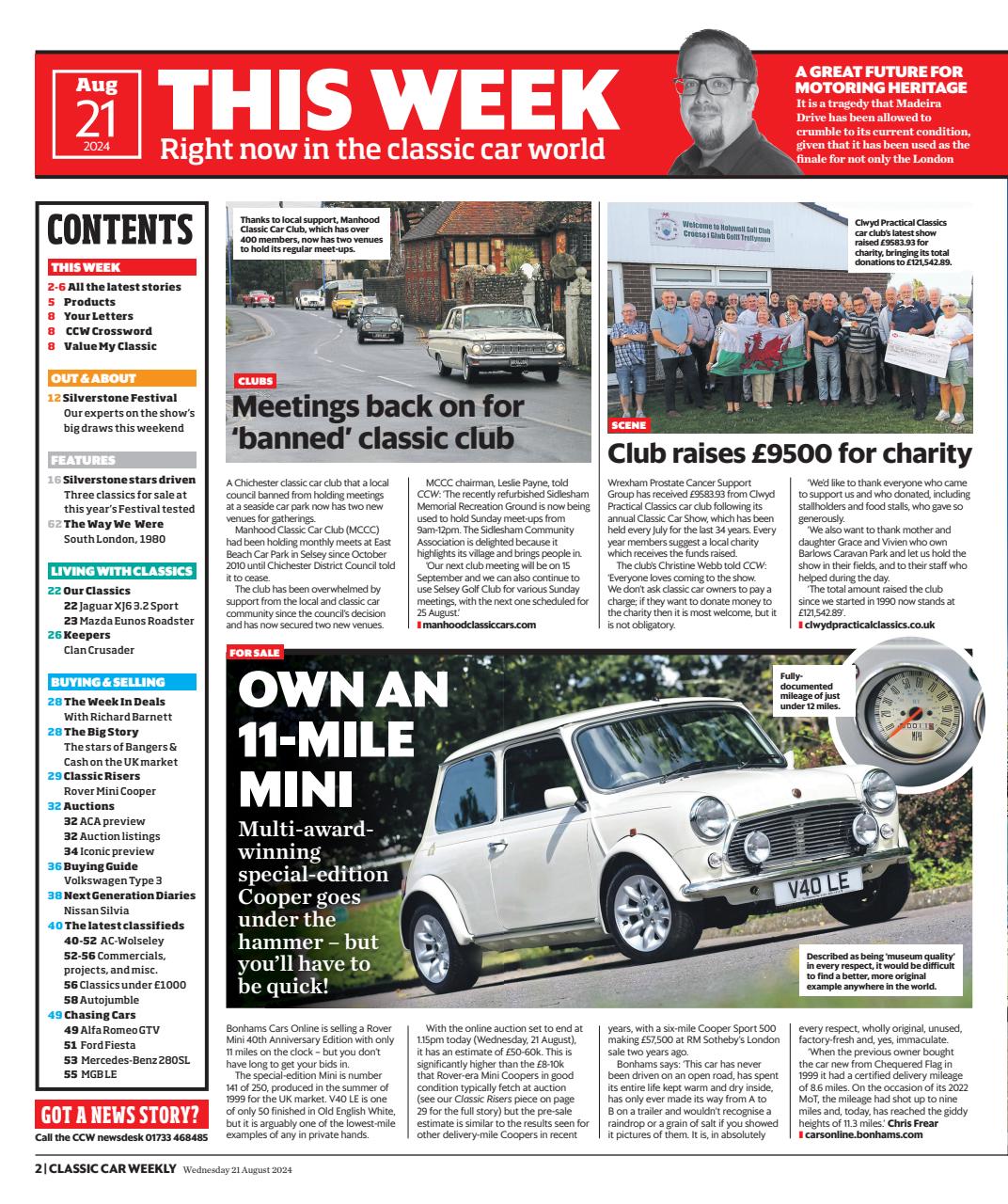 Classic Car Weekly Preview Pages