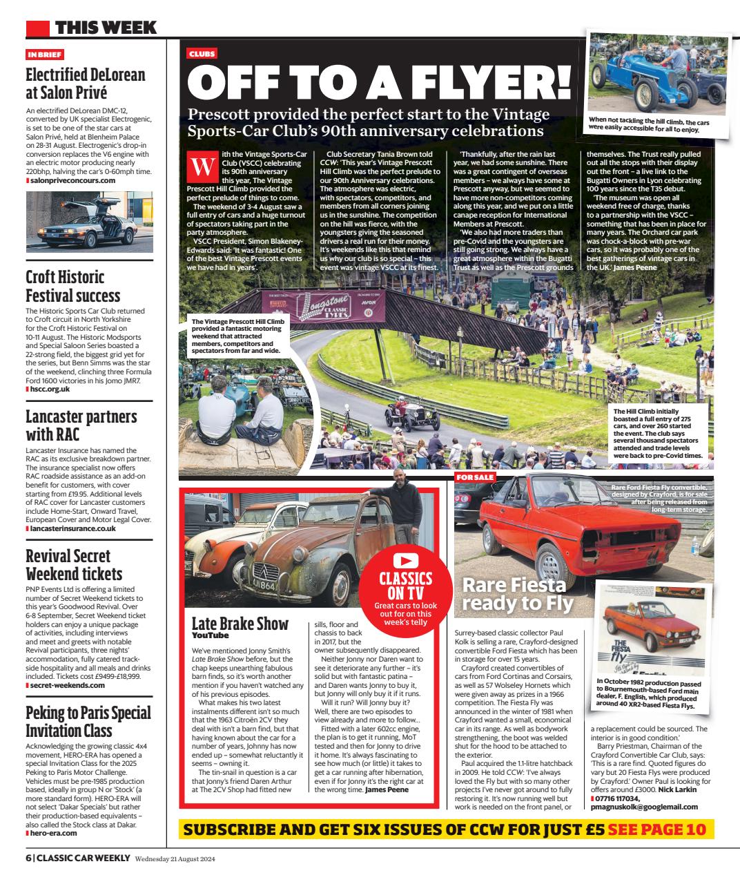 Classic Car Weekly Preview Pages