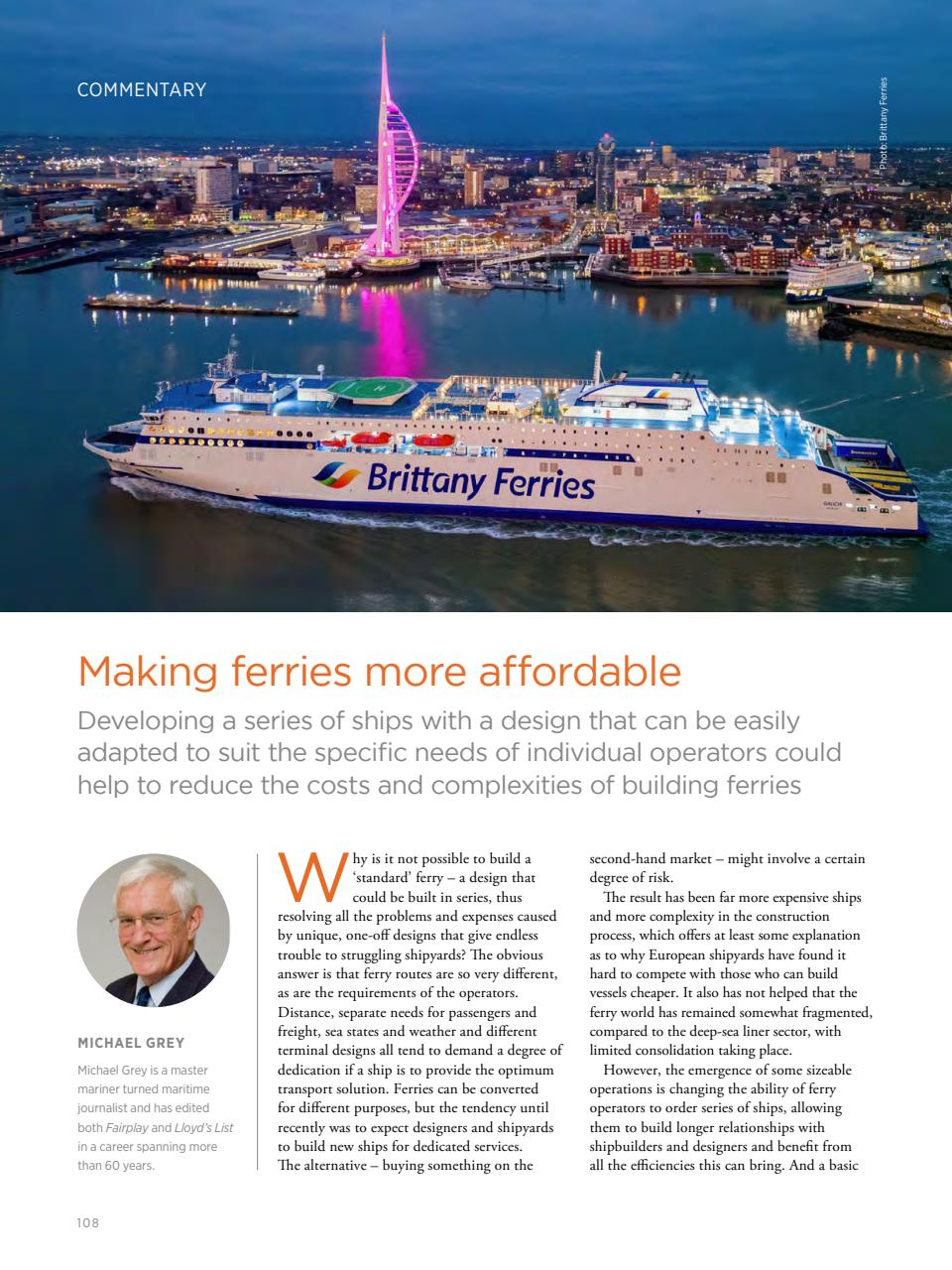 Cruise & Ferry Preview Pages