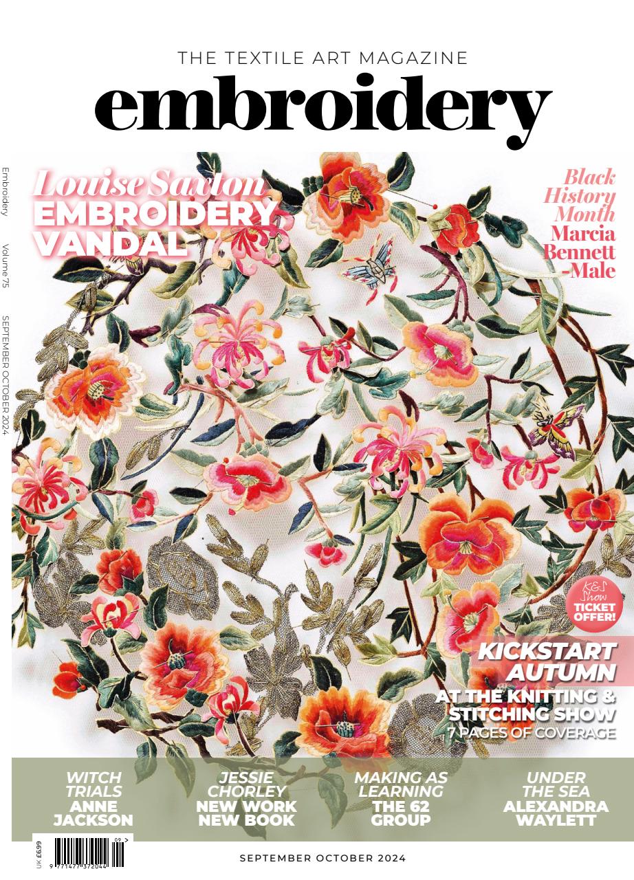 Embroidery Magazine Preview Pages
