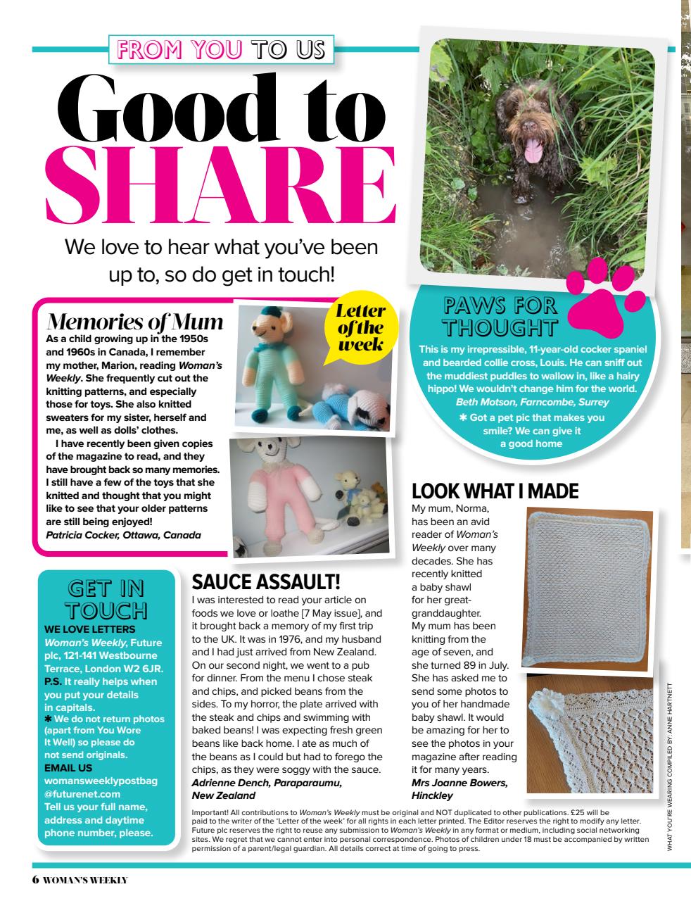 Woman's Weekly Preview Pages