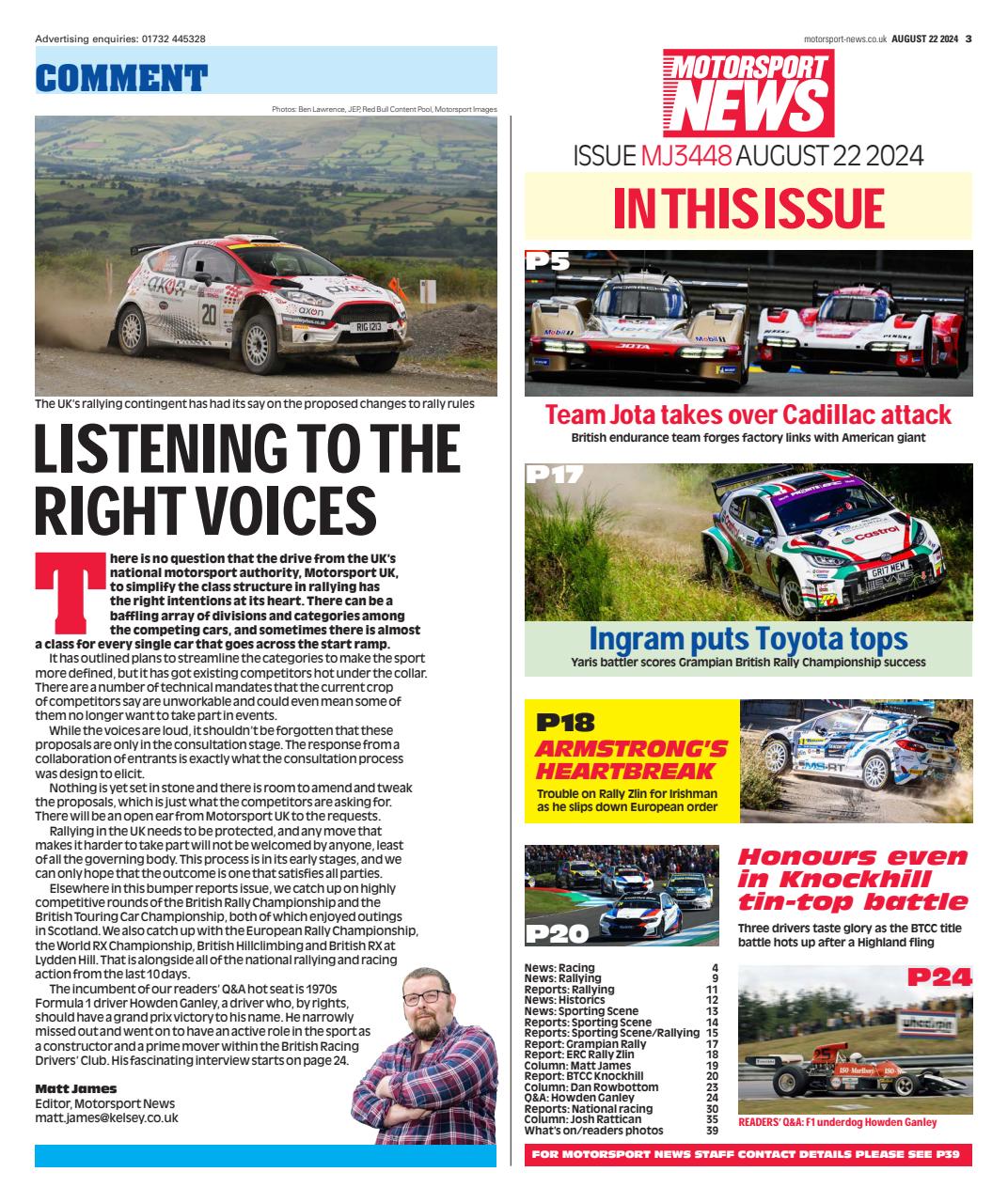 Motorsport News Preview Pages