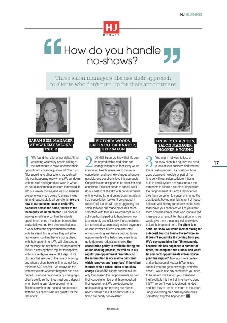 Hairdressers Journal Preview Pages