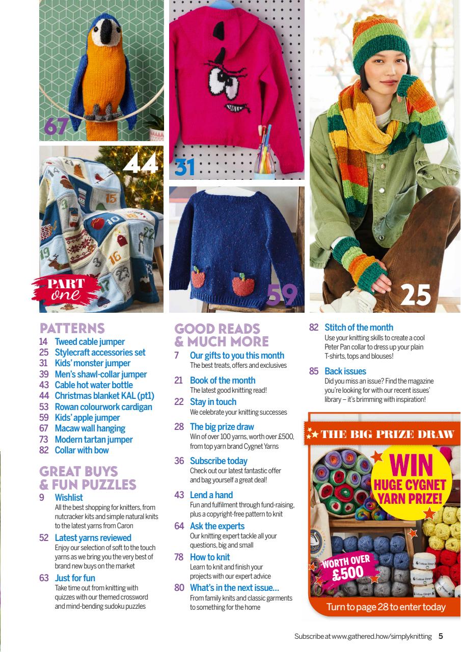 Simply Knitting Preview Pages