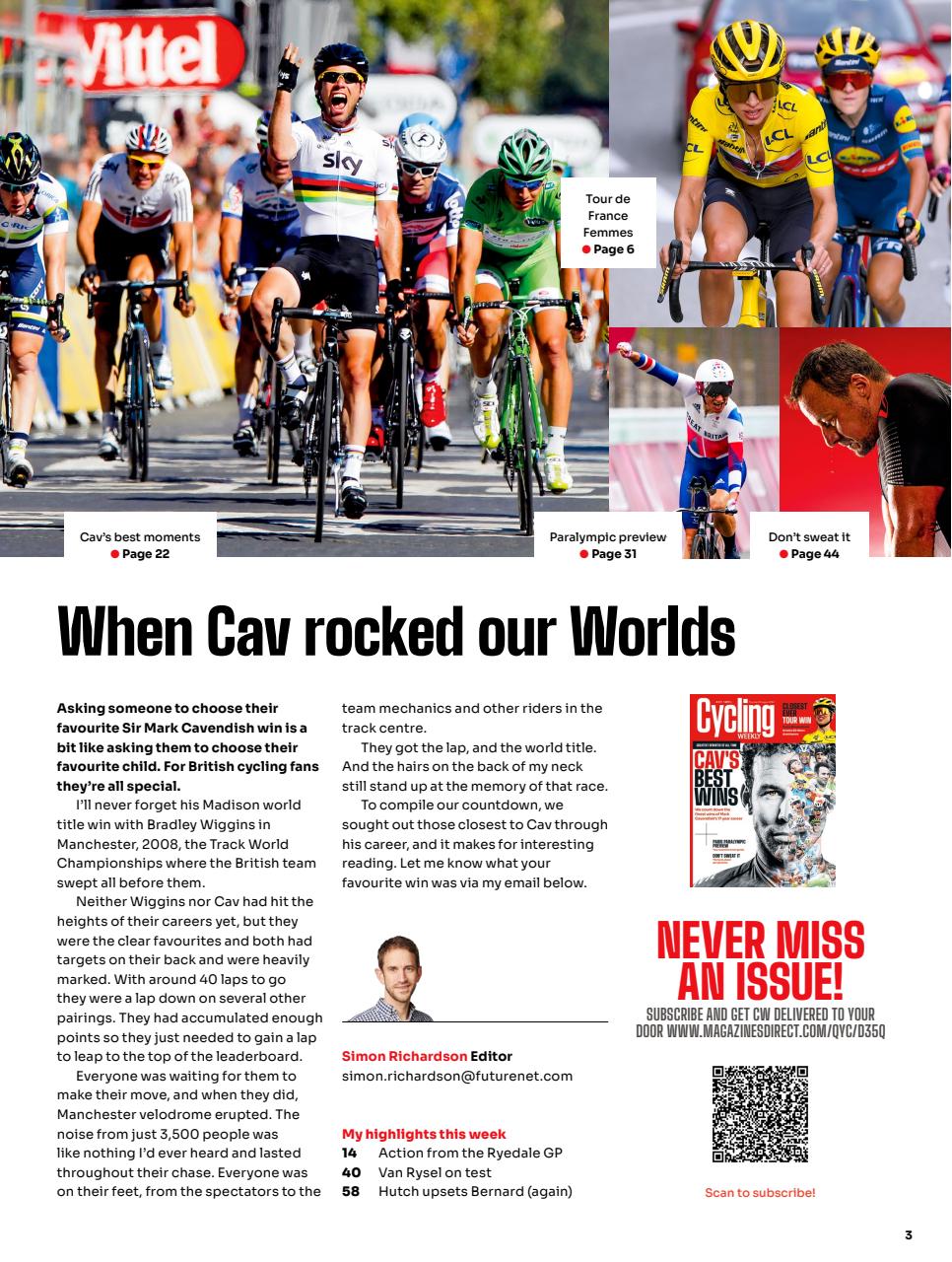 Cycling Weekly Preview Pages