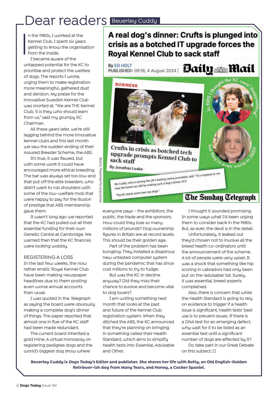 Dogs Today Magazine Preview Pages