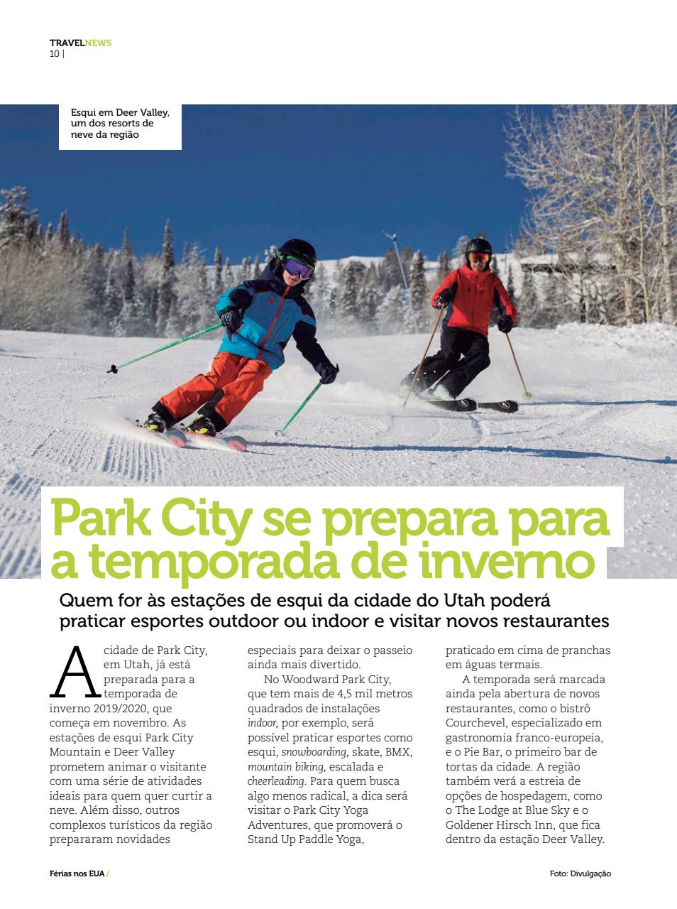 Férias no Brasil e Férias EUA Preview Pages