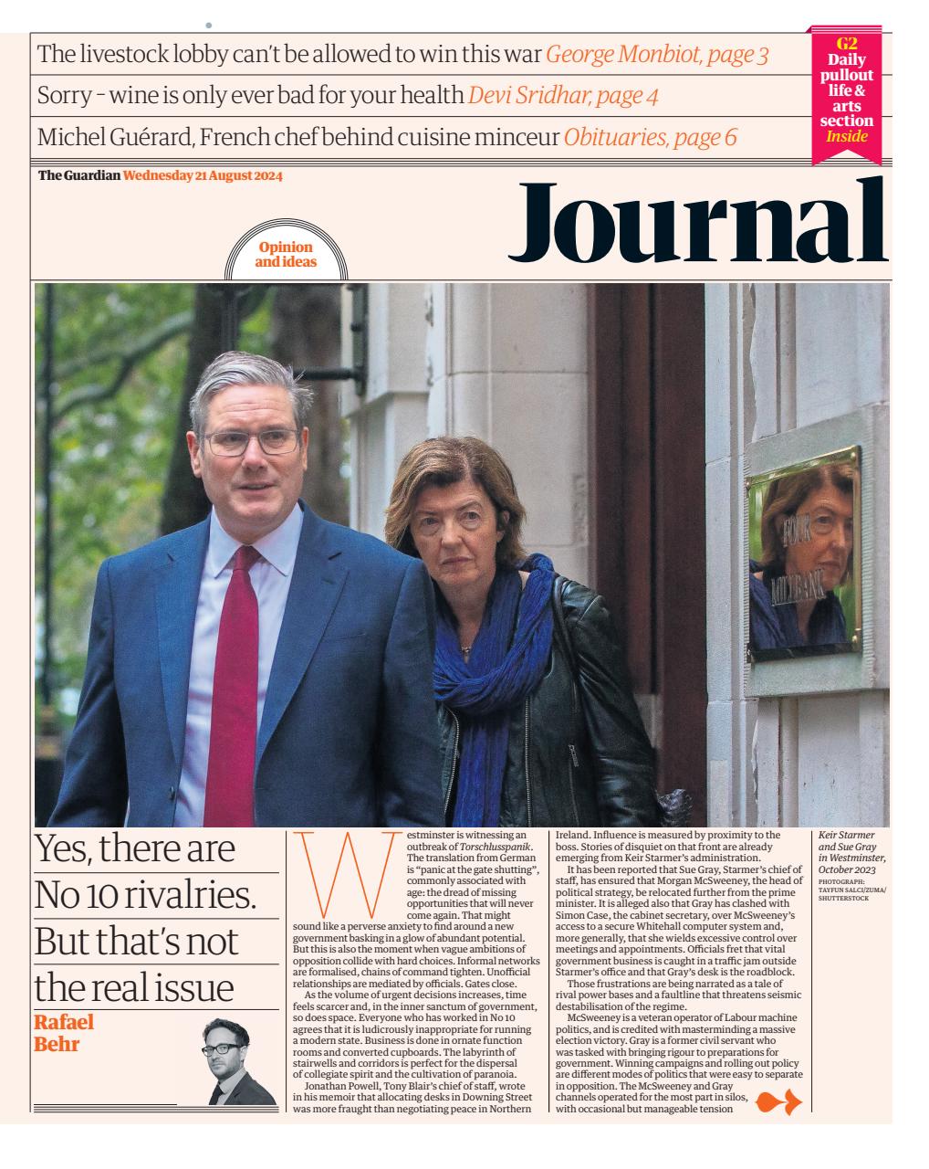 The Guardian Newspaper Preview Pages