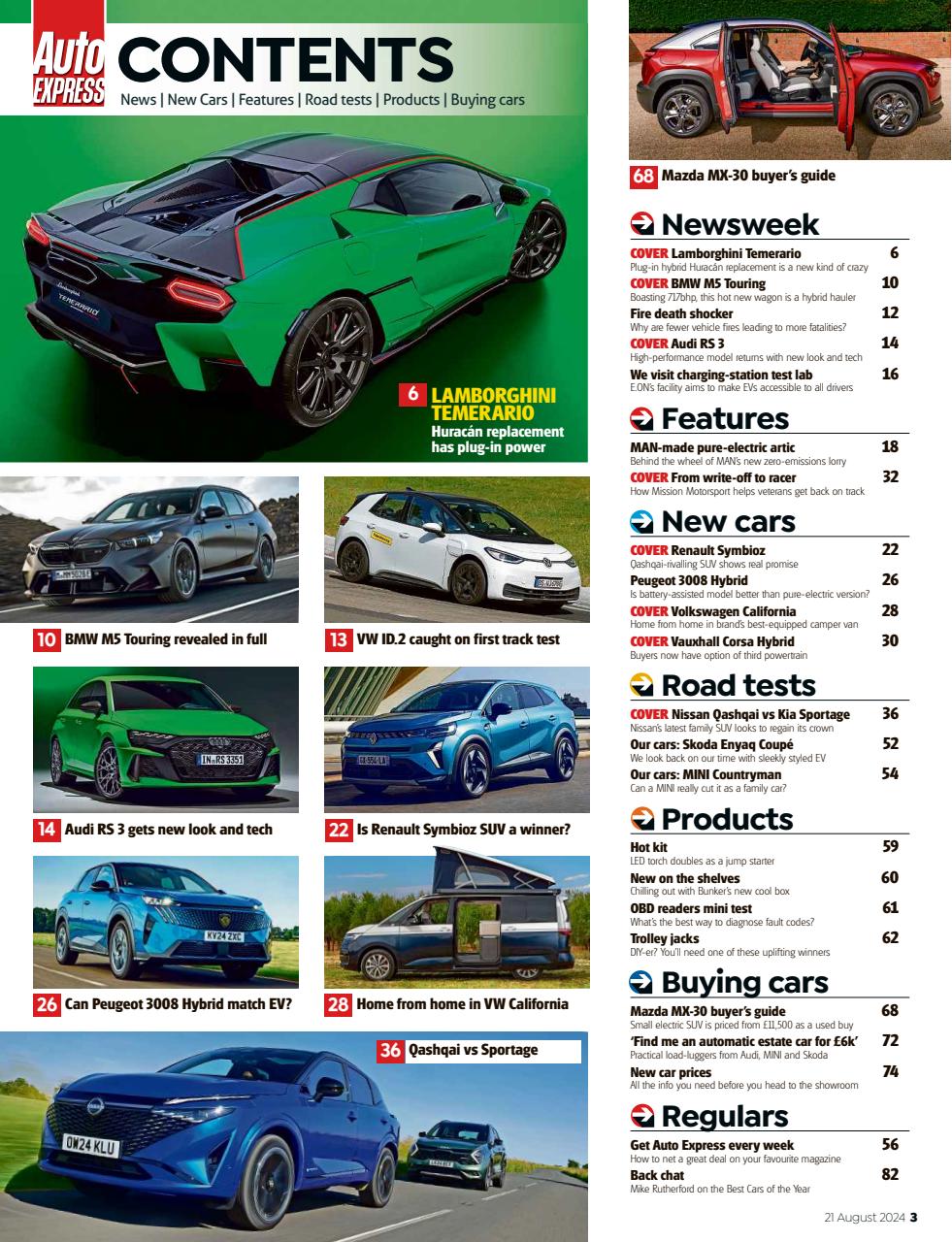 Auto Express Preview Pages