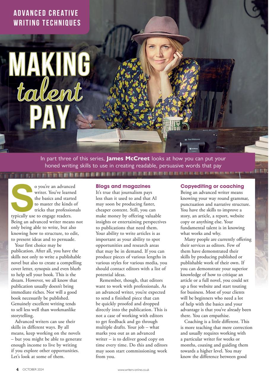 Writing Magazine Preview Pages