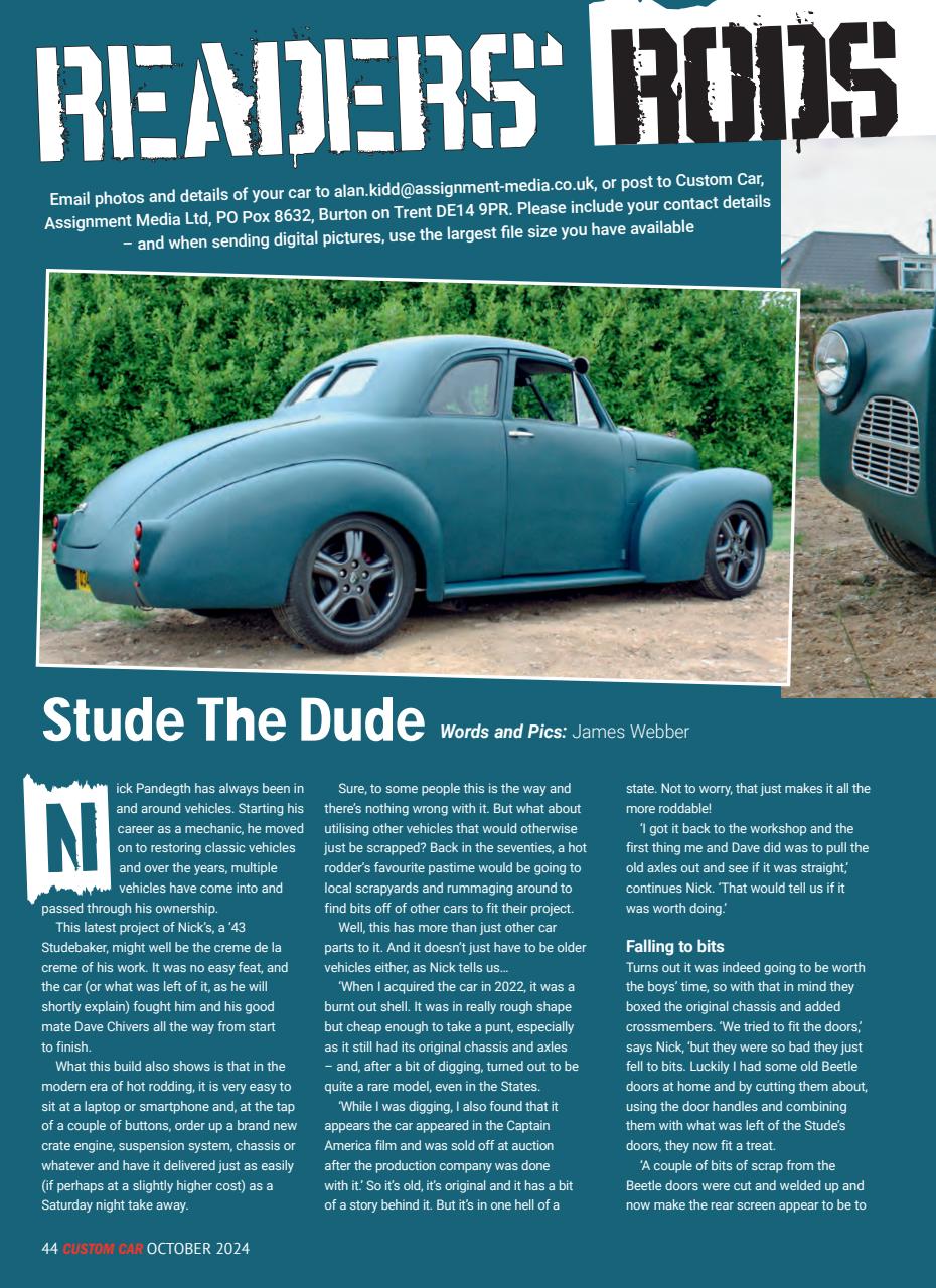 Custom Car Preview Pages