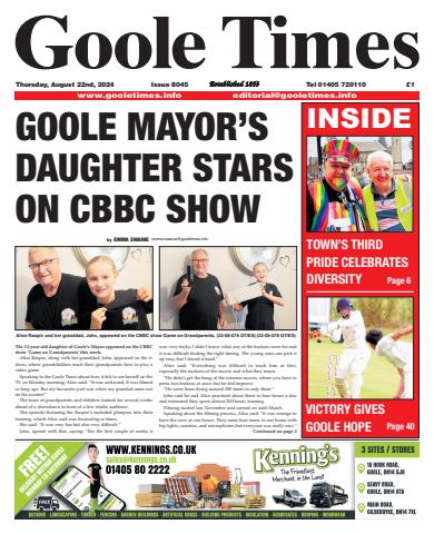 Goole Times issue August 22nd 2024