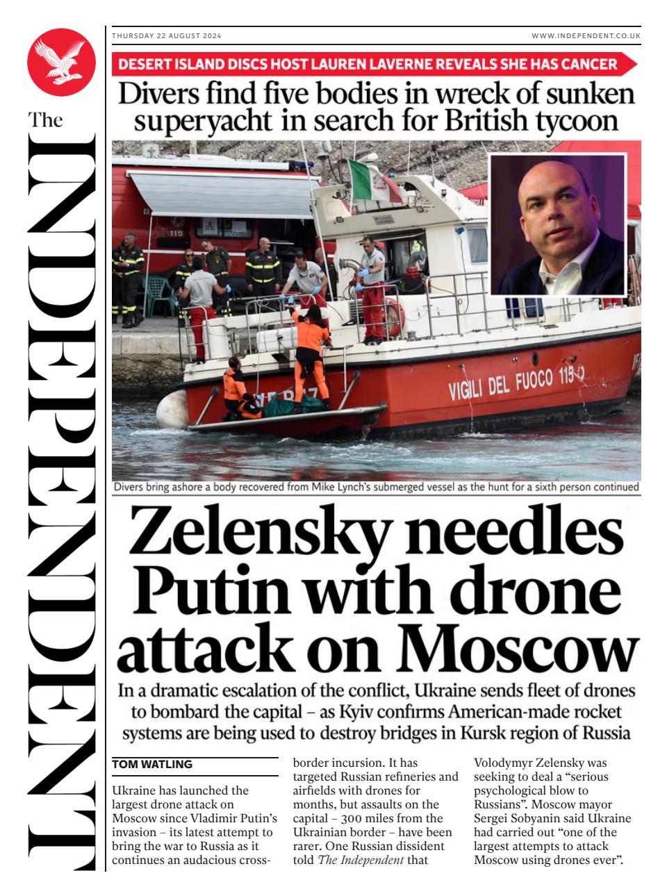 The Independent Daily Edition Newspaper Preview Pages