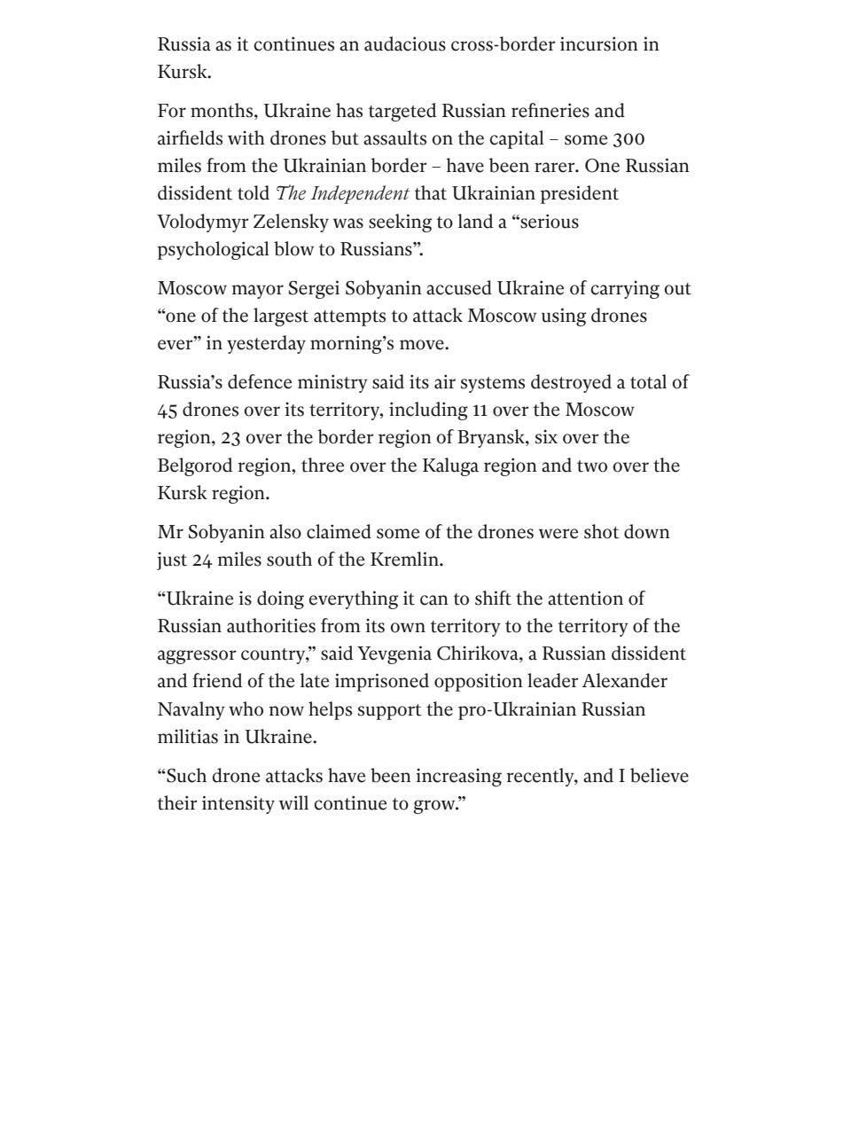 The Independent Daily Edition Newspaper Preview Pages