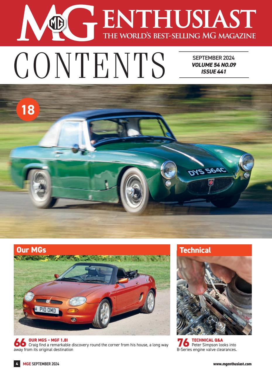 MG Enthusiast Preview Pages