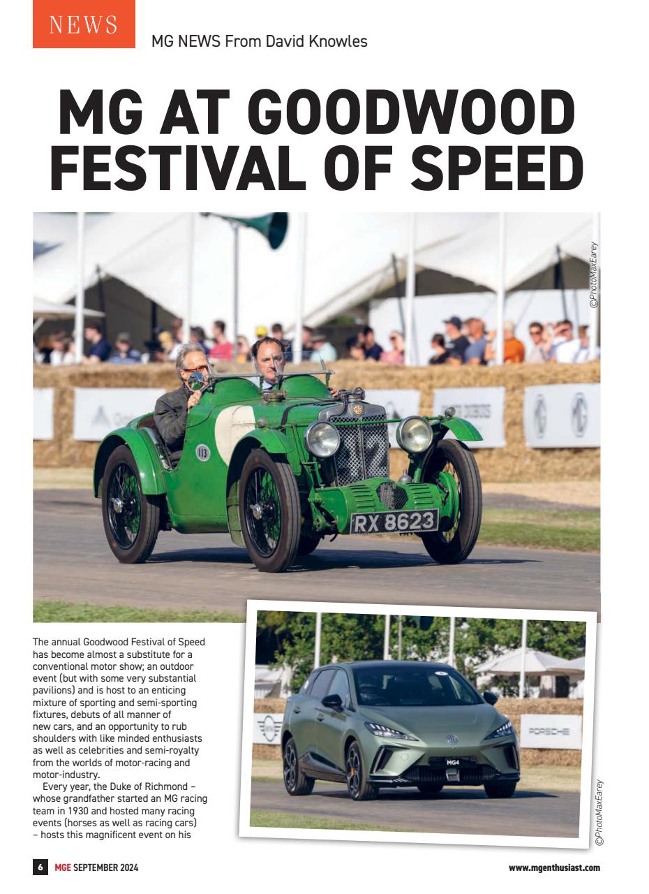 MG Enthusiast Preview Pages