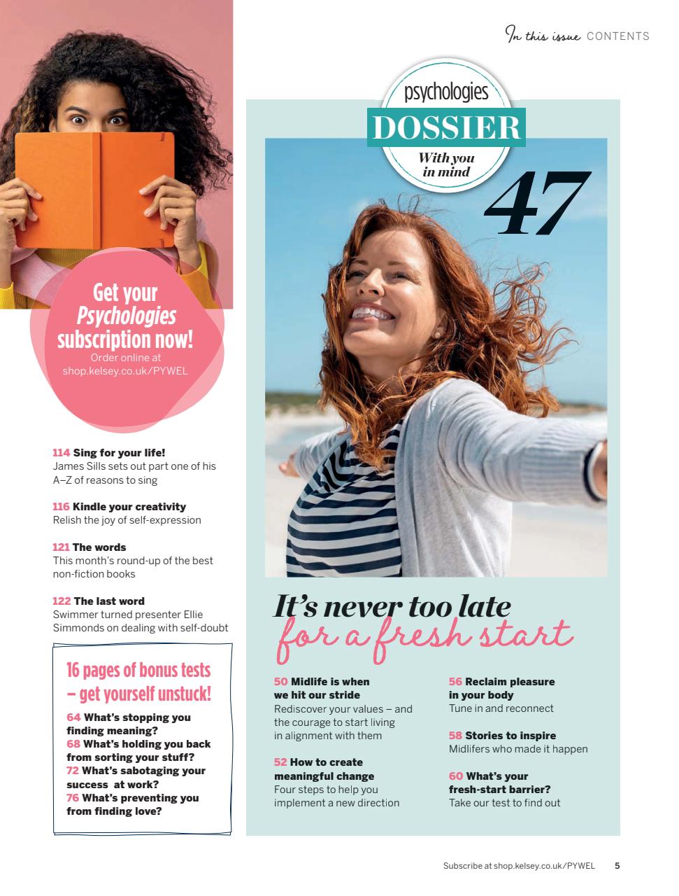 Psychologies Preview Pages
