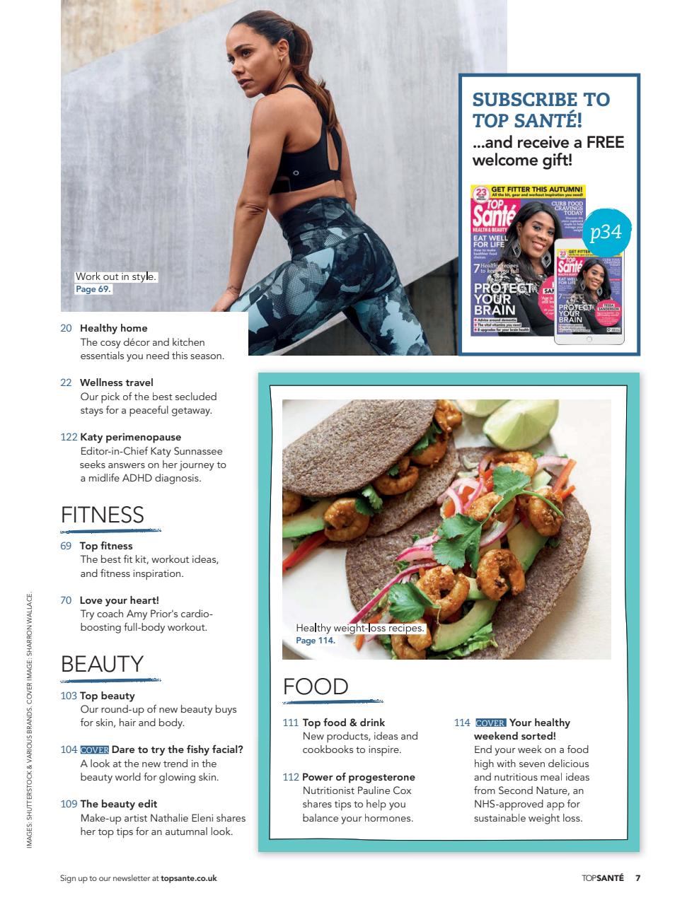 Top Sante Preview Pages