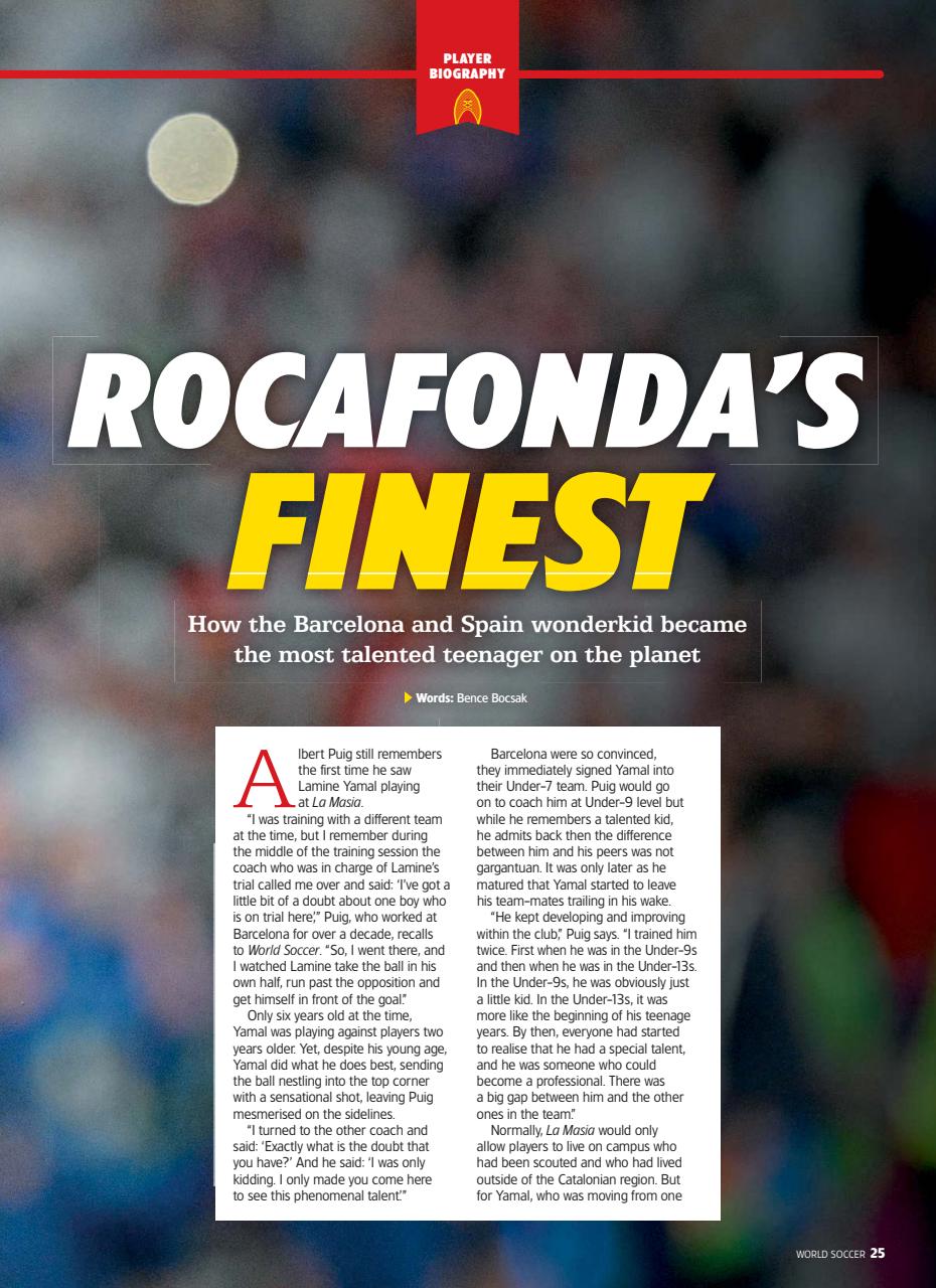 World Soccer Preview Pages