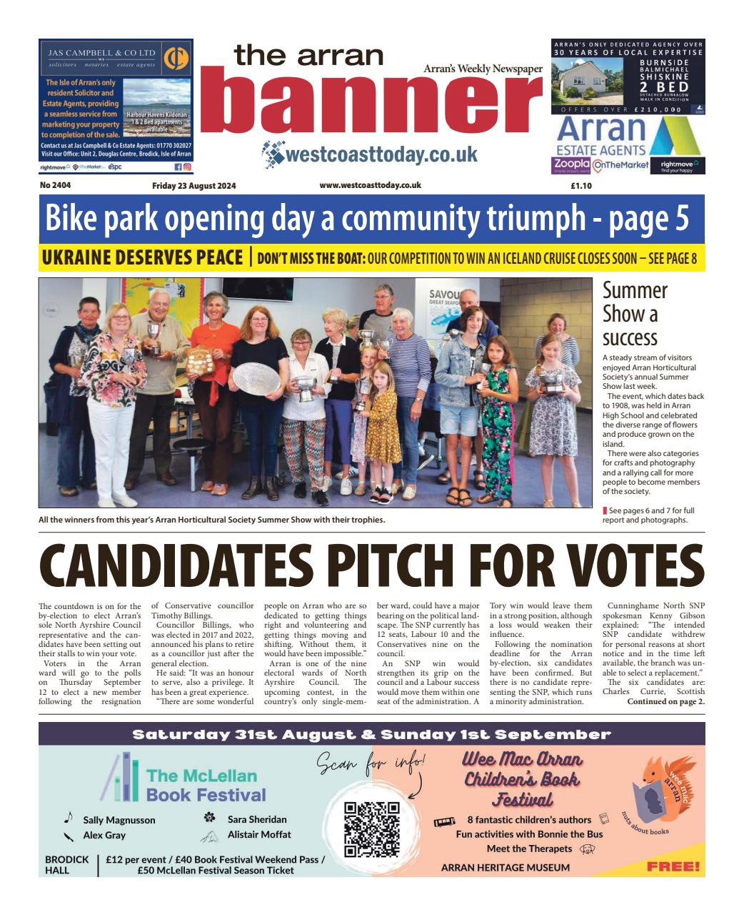 Arran Banner Preview Pages