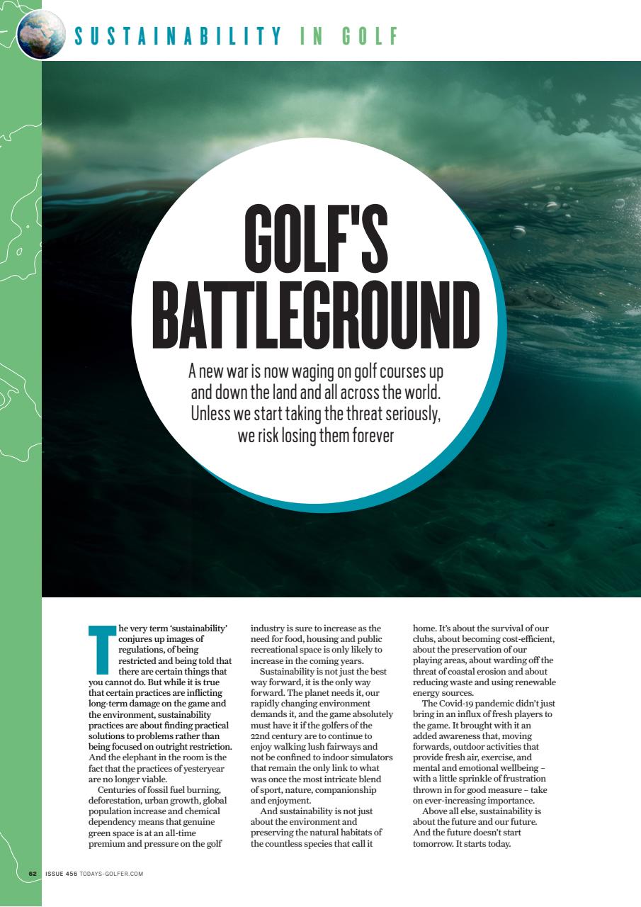 Today's Golfer Preview Pages