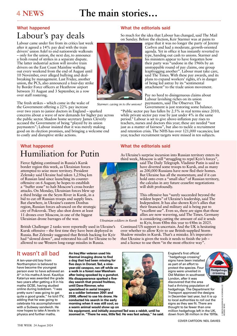 The Week Preview Pages