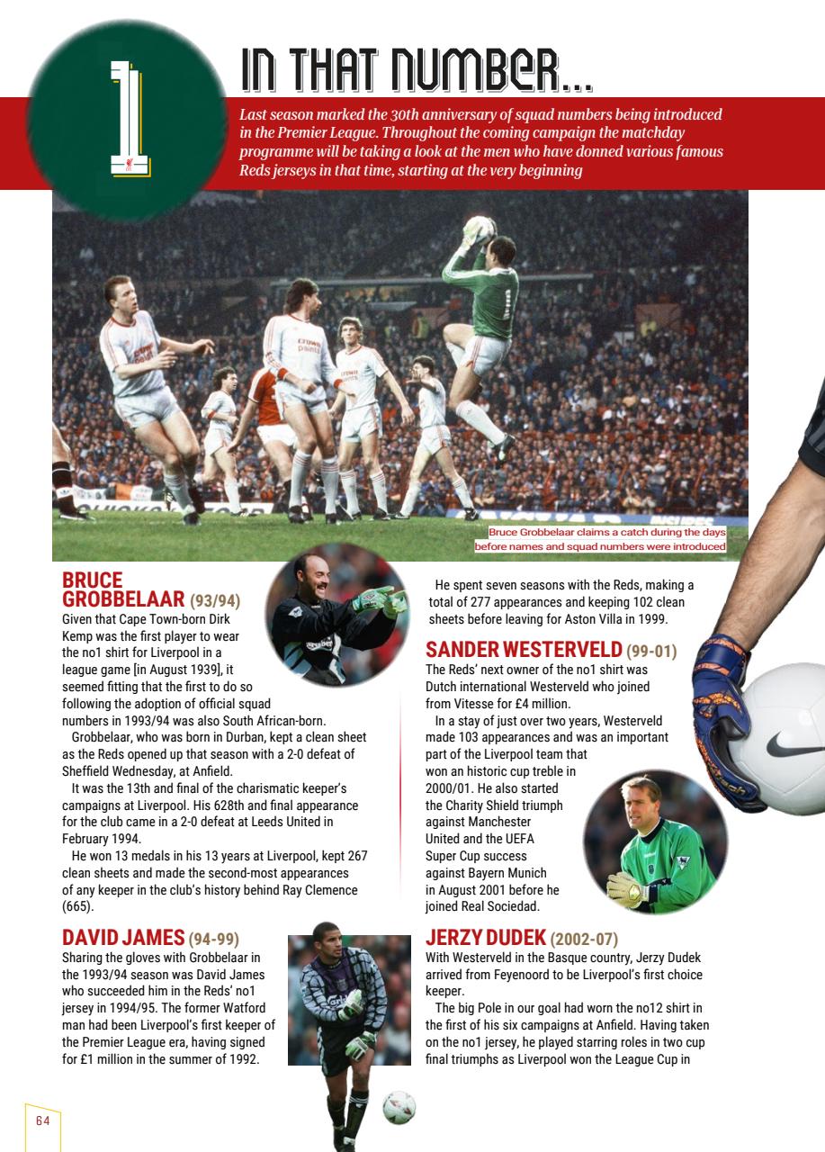 Liverpool FC Programmes Preview Pages