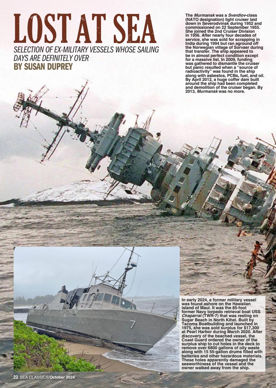 Sea Classics - Where History Sets Sail Preview Pages