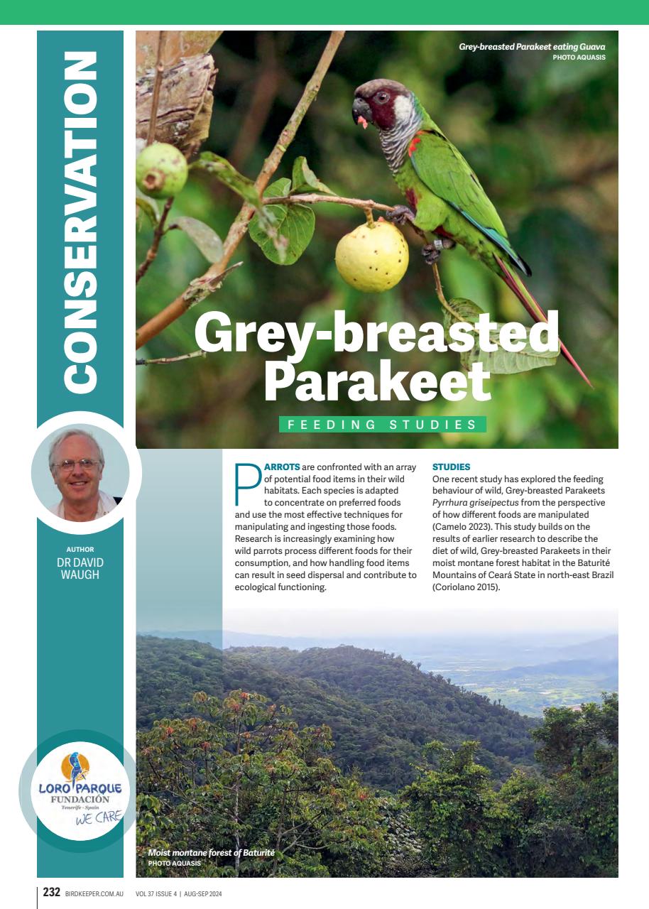 Australian Birdkeeper Magazine Preview Pages