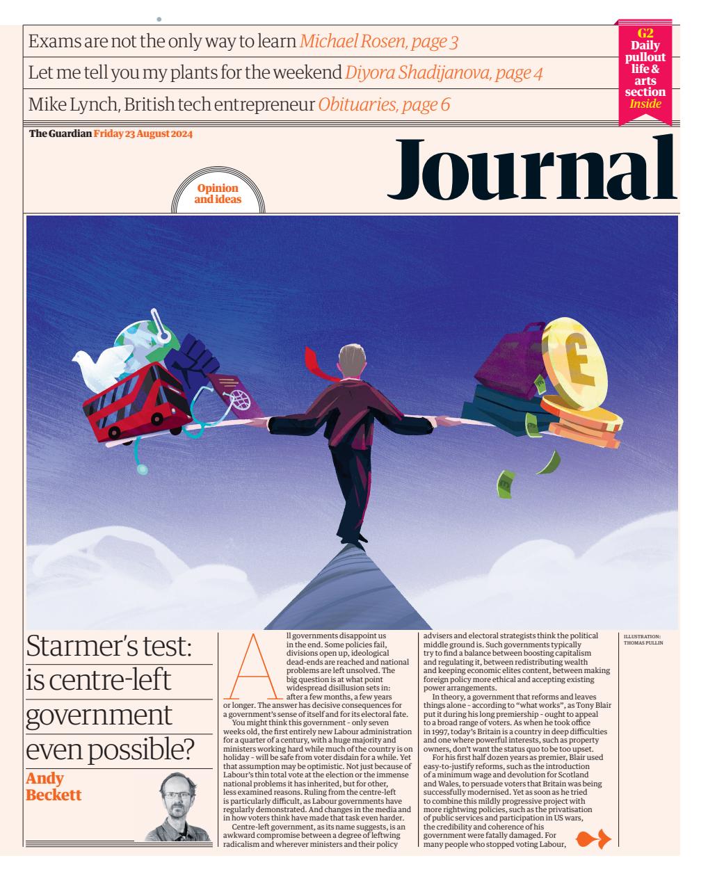 The Guardian Newspaper Preview Pages