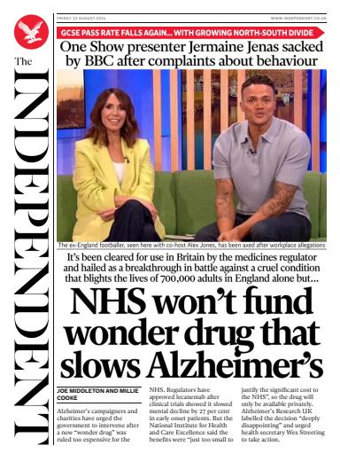 The Independent Daily Edition Newspaper issue 