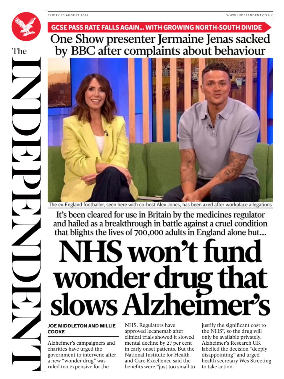 The Independent Daily Edition Newspaper Preview Pages