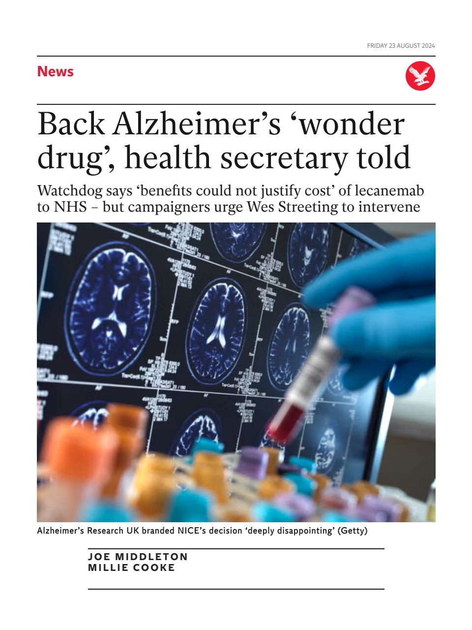 The Independent Daily Edition Newspaper Preview Pages