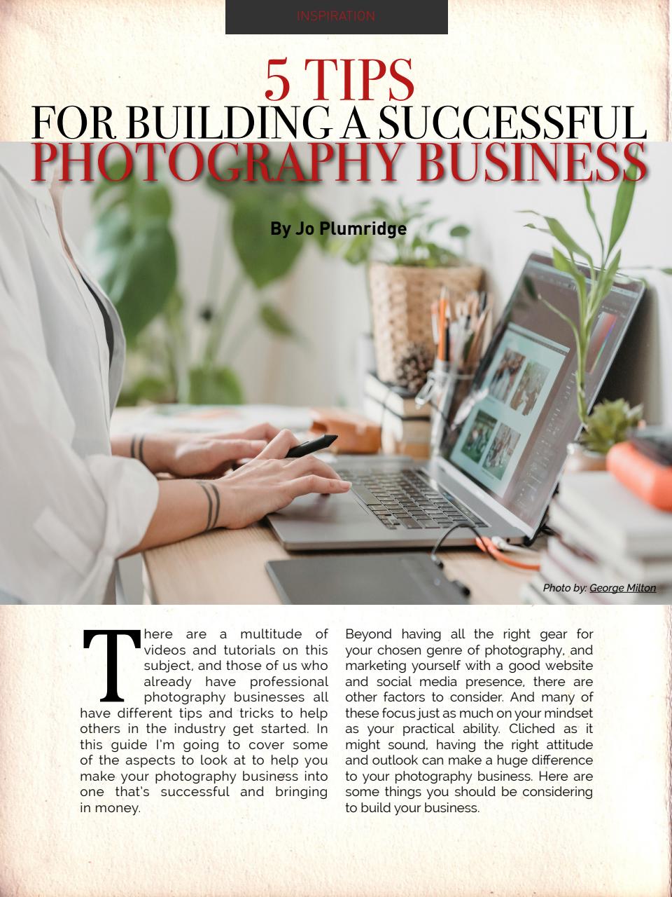 Photography Masterclass Magazine Preview Pages