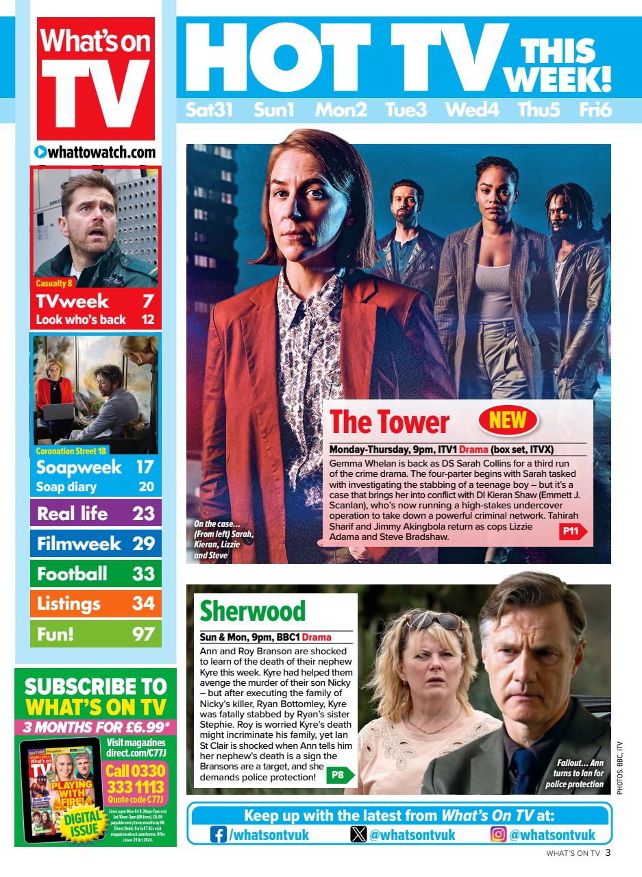 What's on TV Preview Pages