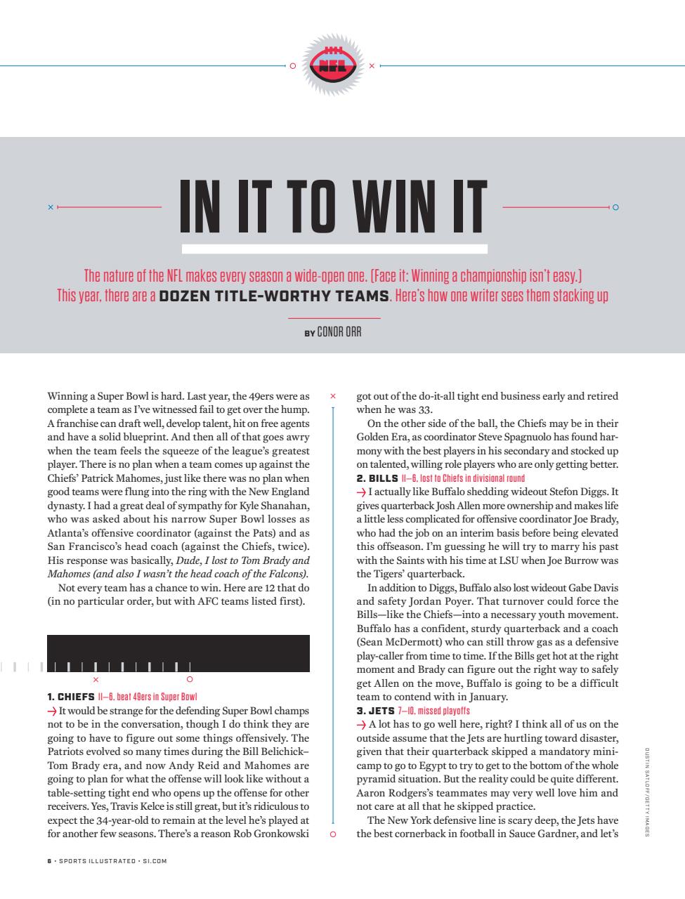 Sports Illustrated Preview Pages