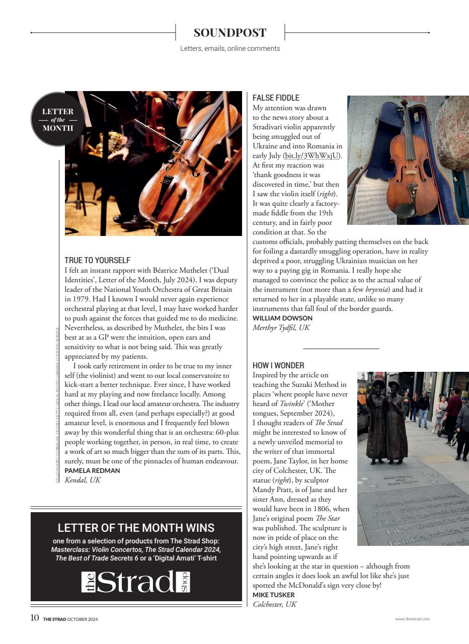 The Strad Preview Pages