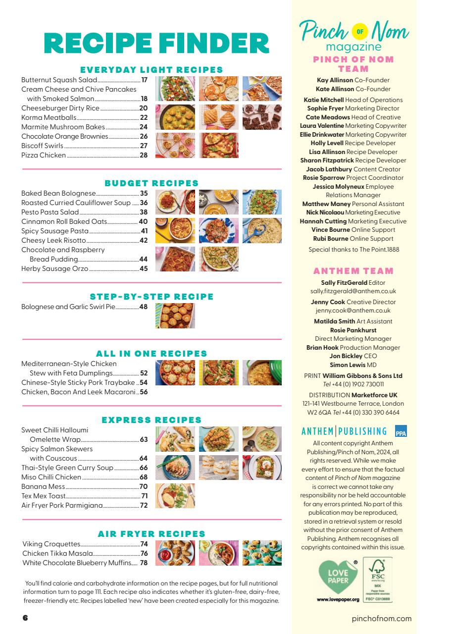 Healthy Eating Preview Pages
