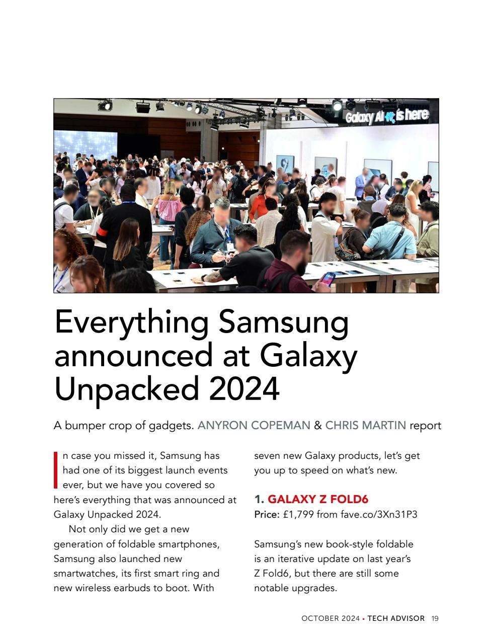 Tech Advisor Preview Pages