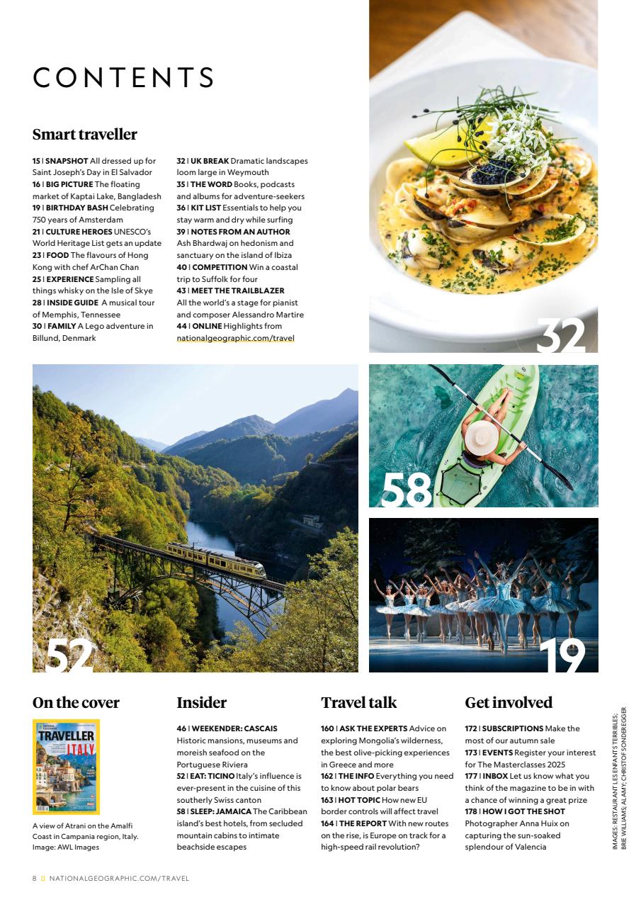 National Geographic Traveller UK Preview Pages