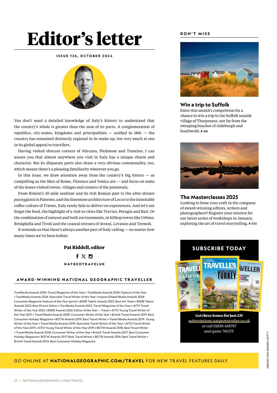National Geographic Traveller UK Preview Pages