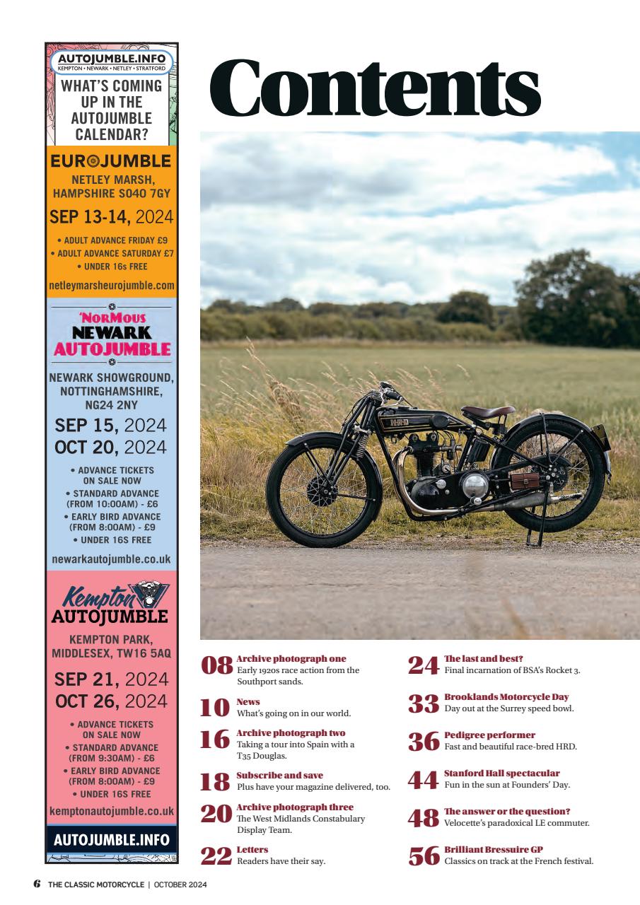 The Classic MotorCycle Preview Pages