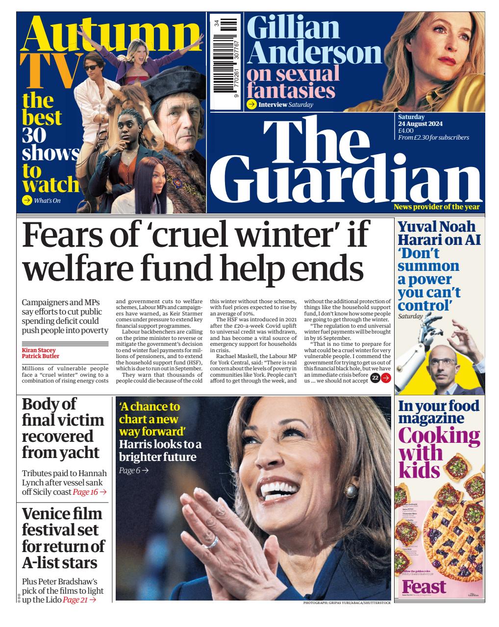 The Guardian Newspaper Preview Pages