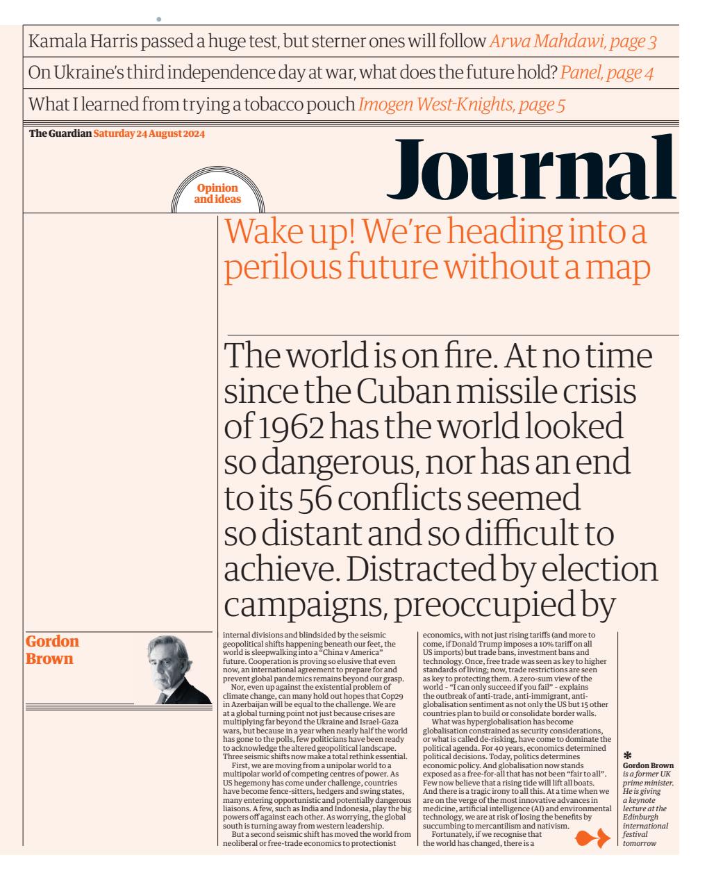 The Guardian Newspaper Preview Pages