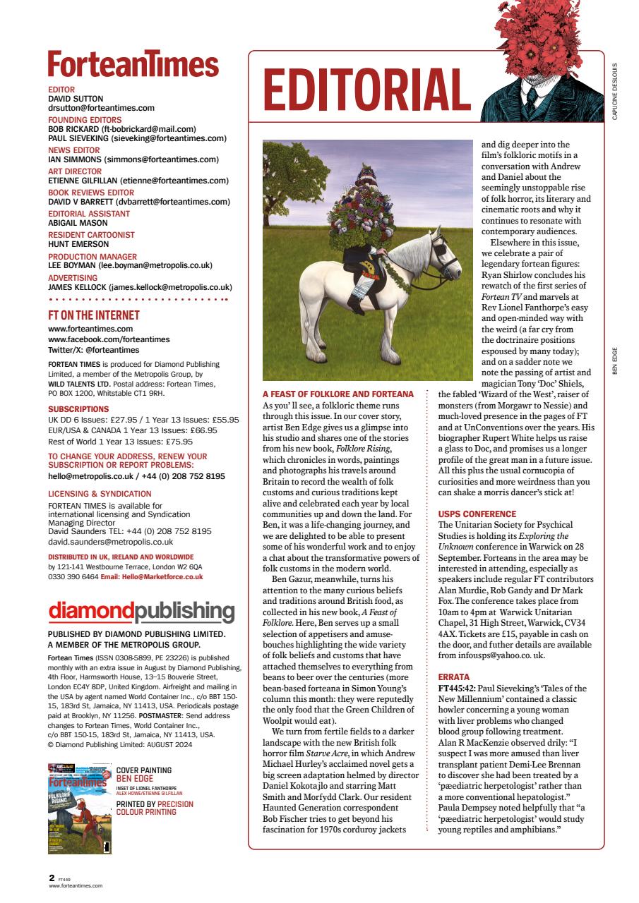 Fortean Times Preview Pages