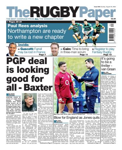 The Rugby Paper issue 25th August 2024