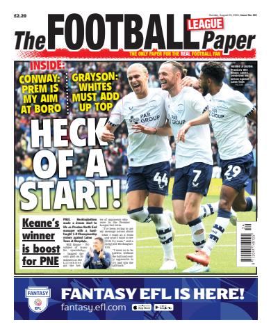 The Football League Paper issue 25th August 2024