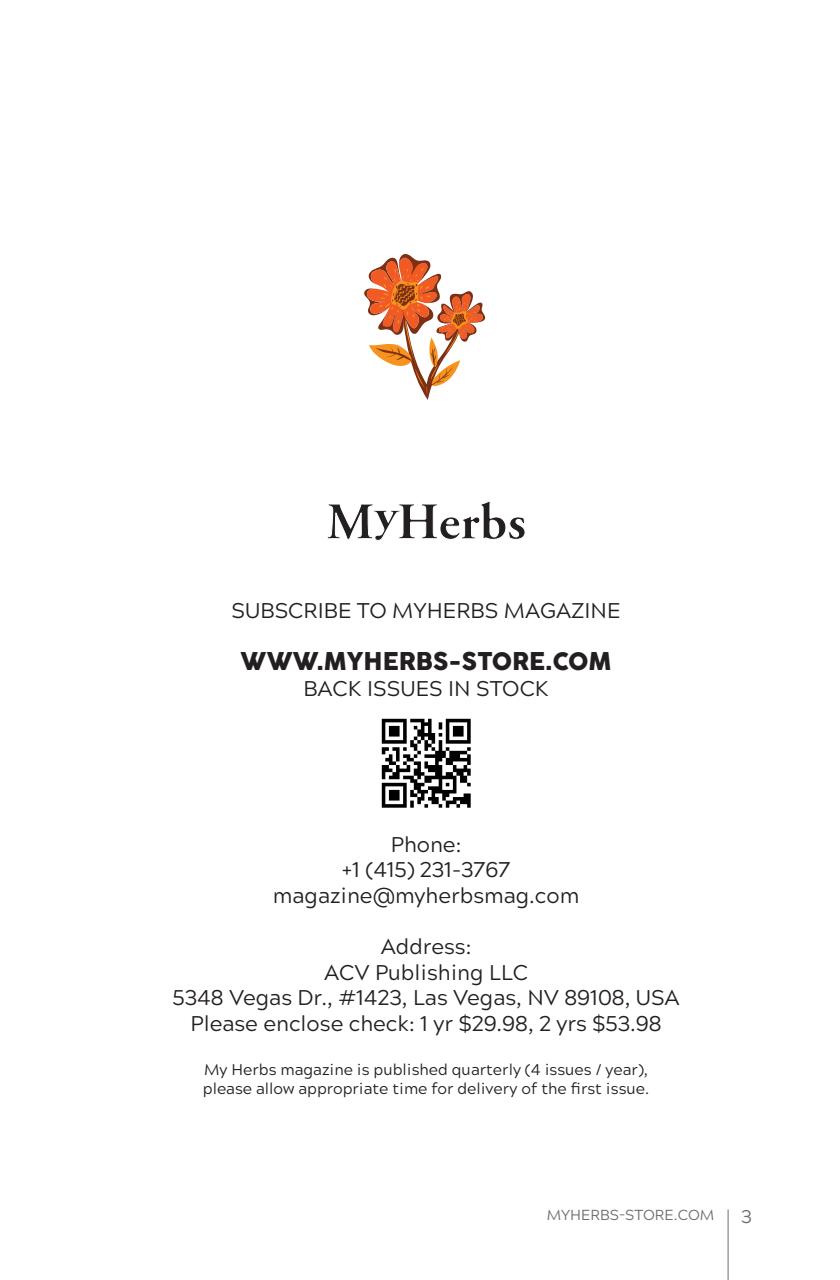 My Herbs Magazine Preview Pages